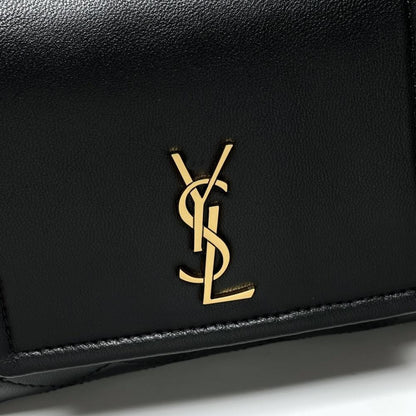 Embroidered Leather Top Handle Bag