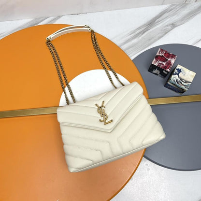 Luxury Leather Top Handle Bag