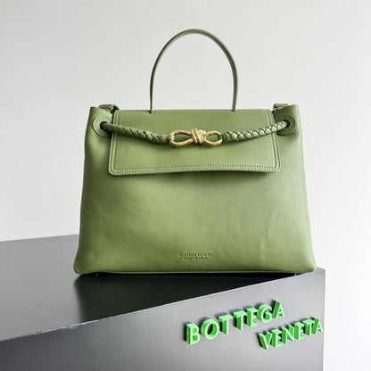 Leather Top Handle Bag
