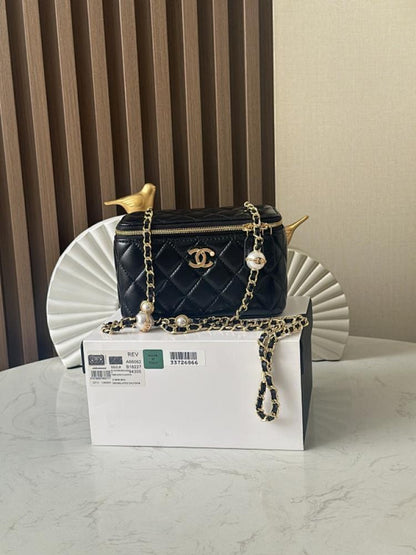 Gold Studded Lambskin Wallet