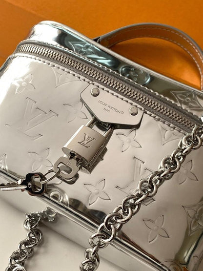 Italian-Inspired Luxury Monogram Shoulder Bag