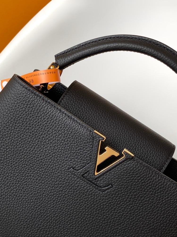 Leather Top Handle Bag