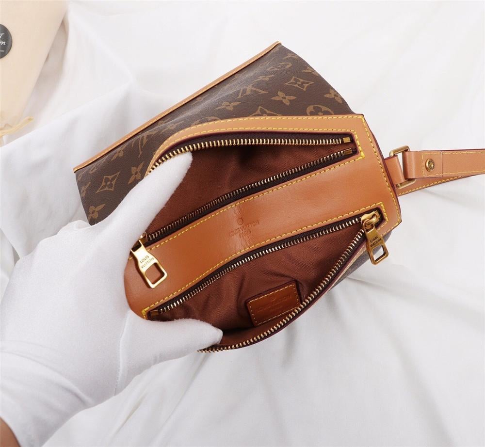 Modern Monogram Leather Crossbody Bag – Limited Edition