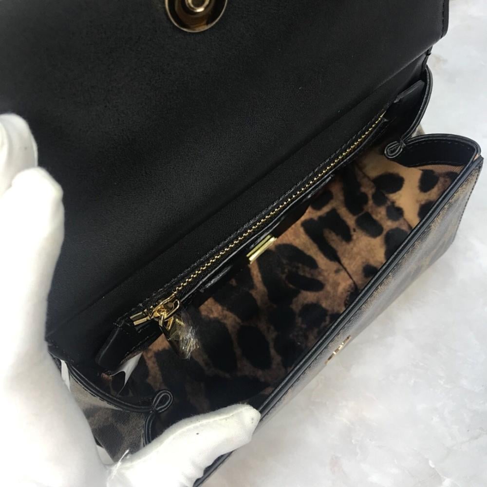 Birkin Printed Leather Shoulder Bag