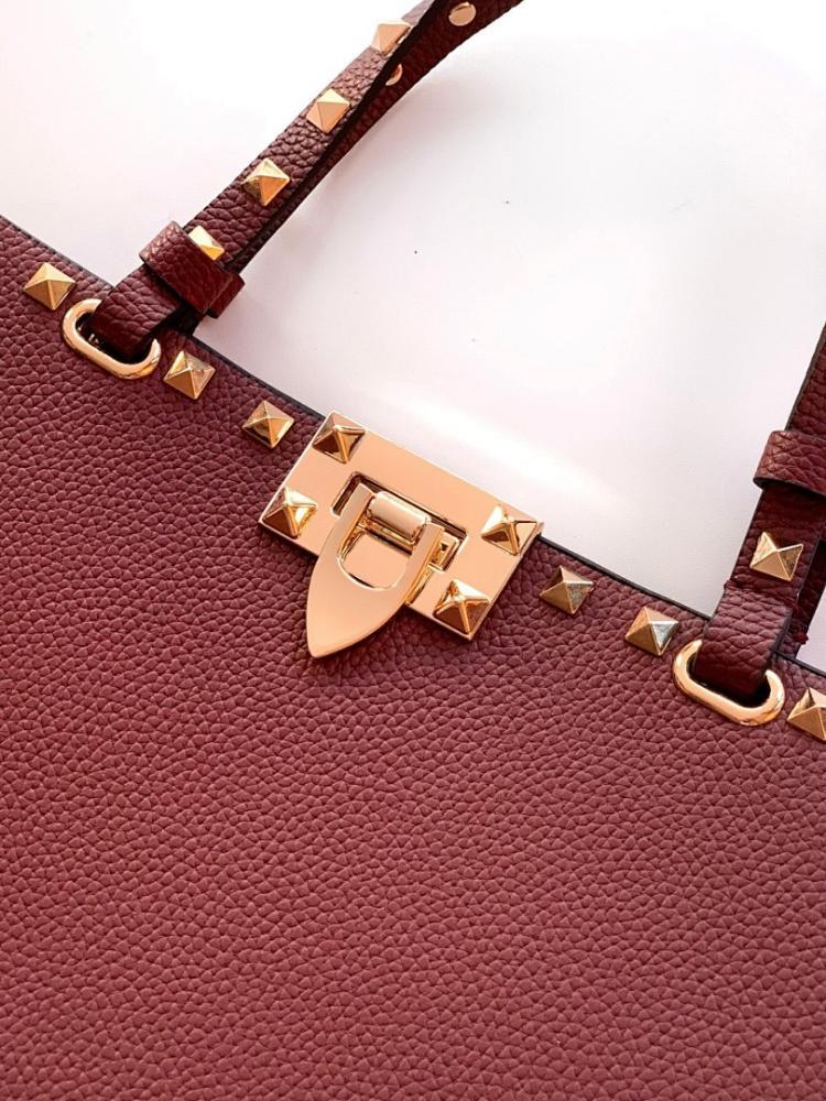 Stylish Studded Calfskin Shoulder Bag – Limited Edition