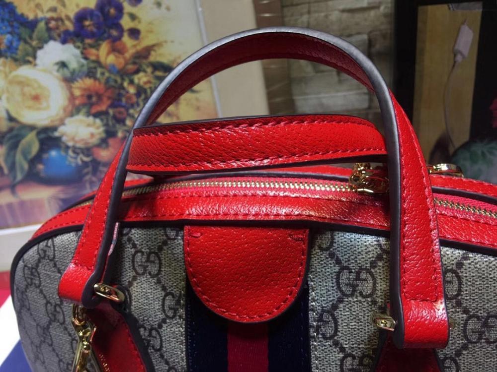 Ophidia Red Shoulder Bag