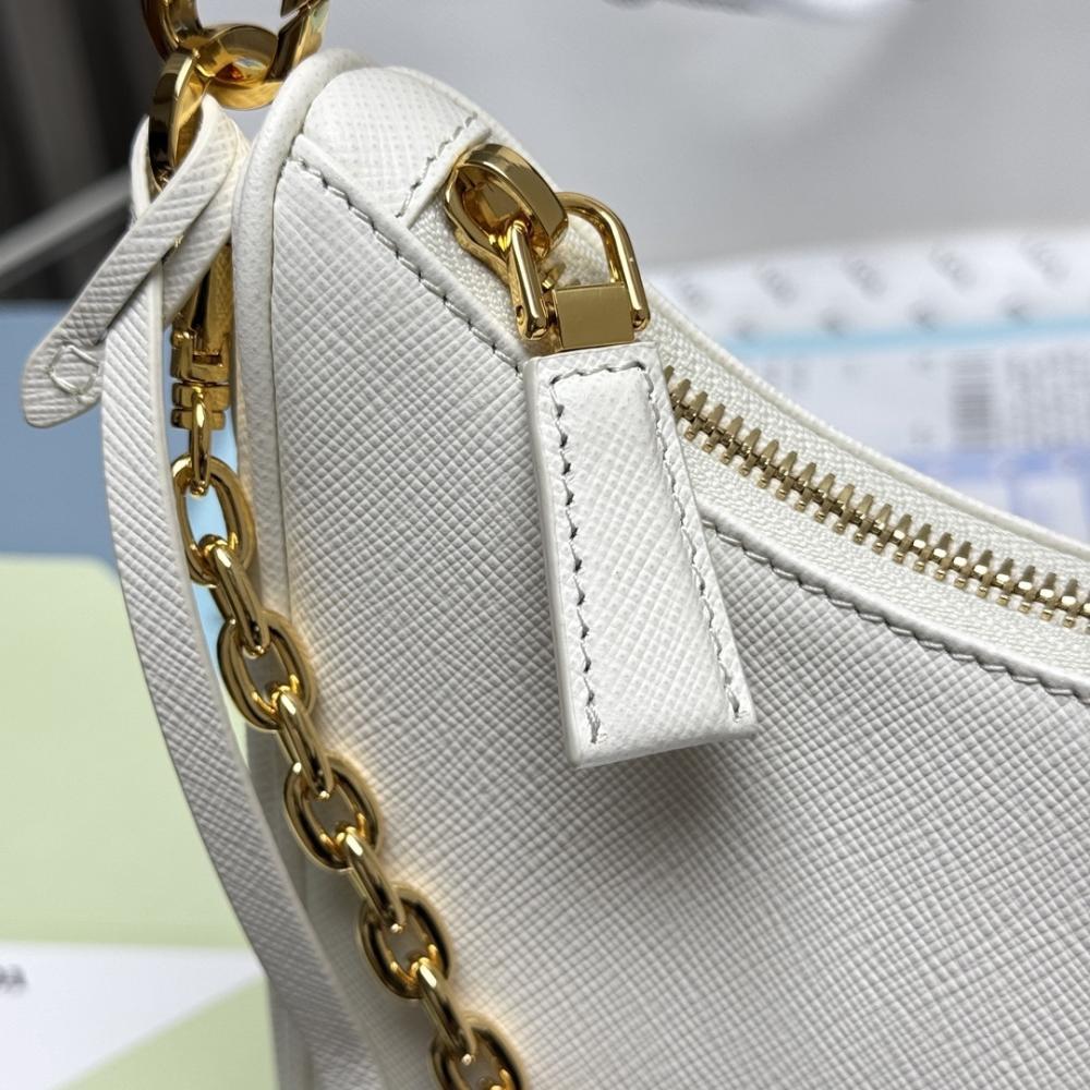 Saffiano Leather Hobo Bag
