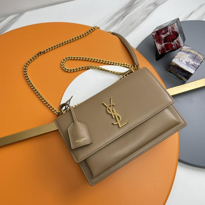 Leather Top Handle Bag