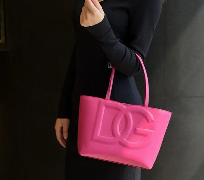 Modern Refined Leather Top Handle Bag