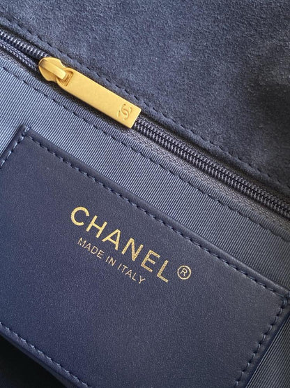 Classic Gold Leather Top Handle Bag