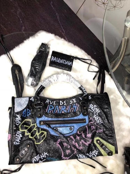 Luxury Leather Top Handle Bag