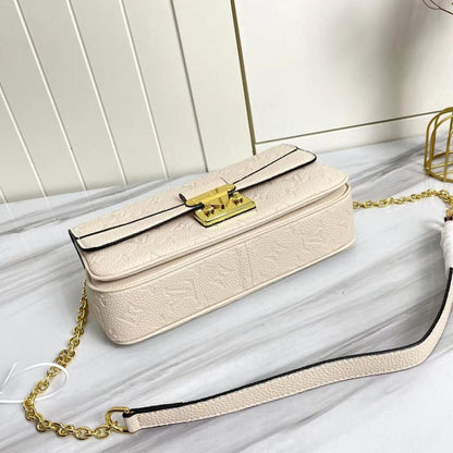 Classic Premium Leather Top Handle Bag