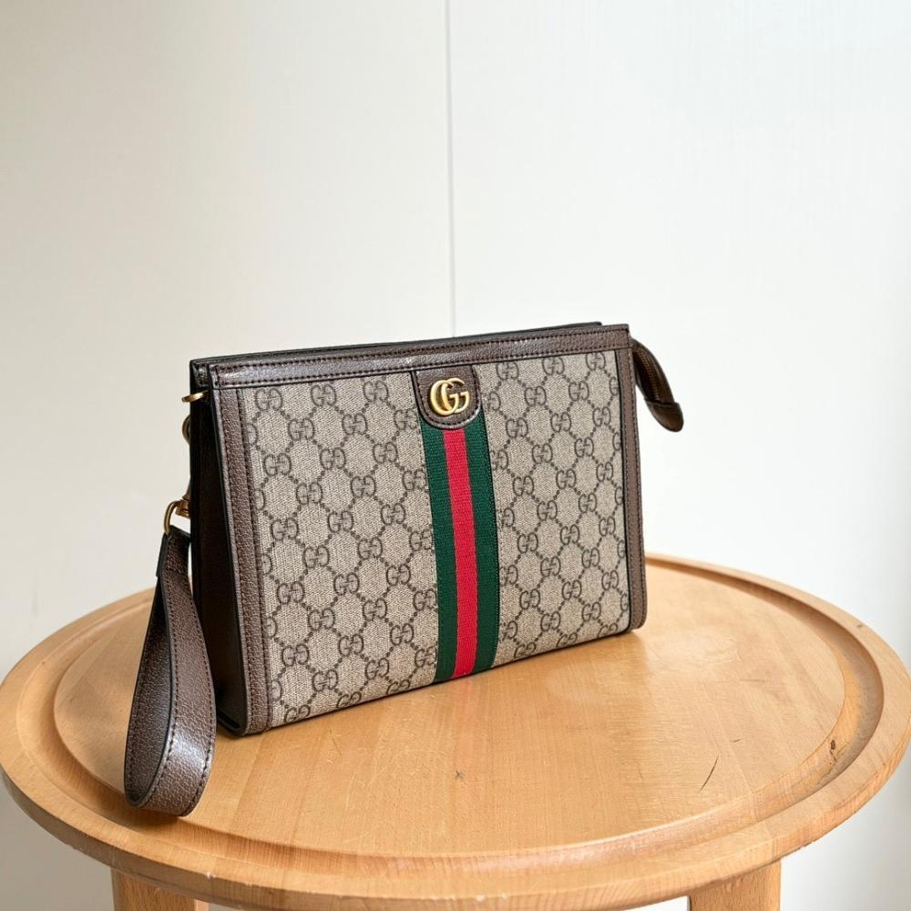 Ophidia Red Top Handle Bag