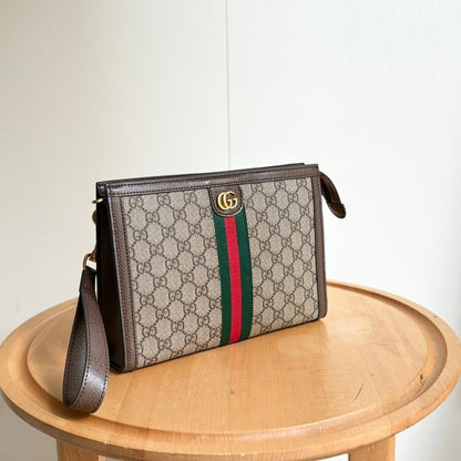 Ophidia Red Top Handle Bag