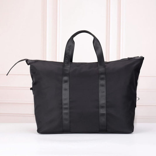 Modern Italian-Inspired Nylon Shoulder Bag
