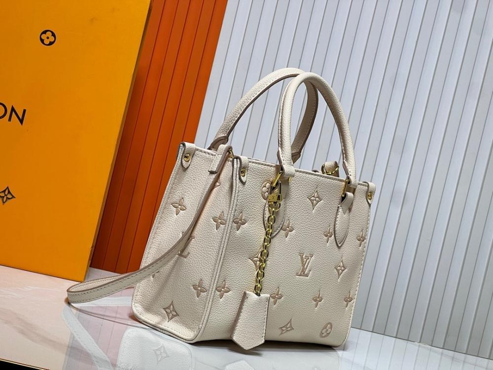 OnTheGo Monogram Leather Shoulder Bag
