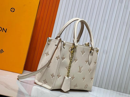 OnTheGo Monogram Leather Shoulder Bag