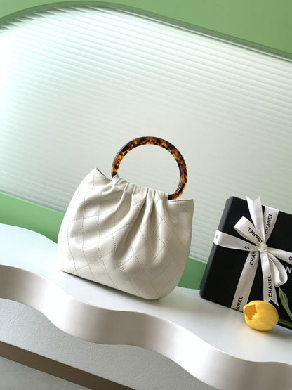 Alma Leather Top Handle Bag