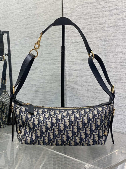 Gold Leather Hobo Bag