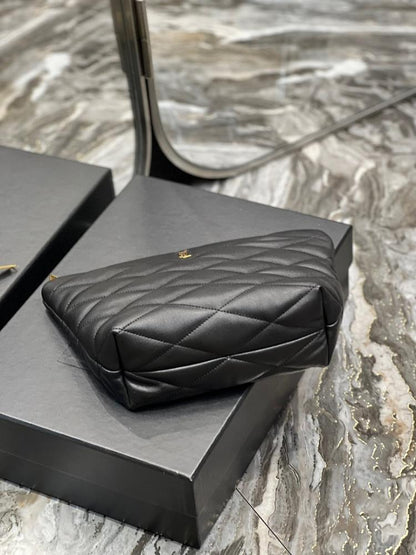 Classic Modern Quilted Leather Shoulder Bag