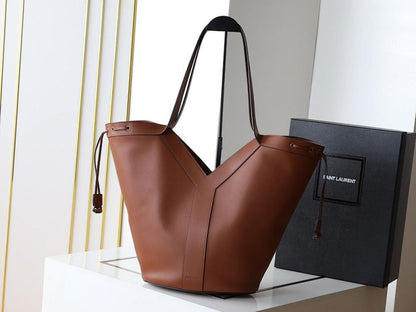 Quilted Leather Hobo Bag