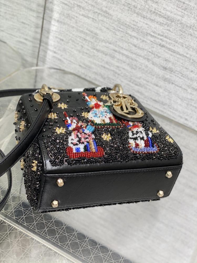 Embroidered Shoulder Bag
