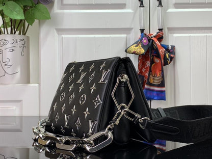 Modern Leather Top Handle Bag