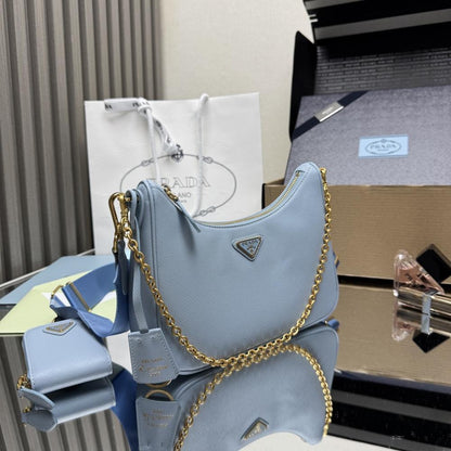 Nylon Hobo Bag