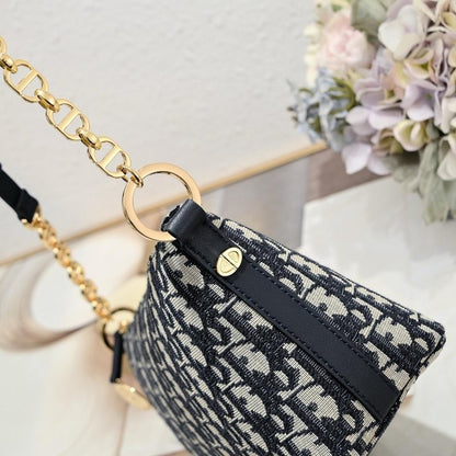 Elegant Stylish Black Studded Calfskin Shoulder Bag – Special Edition