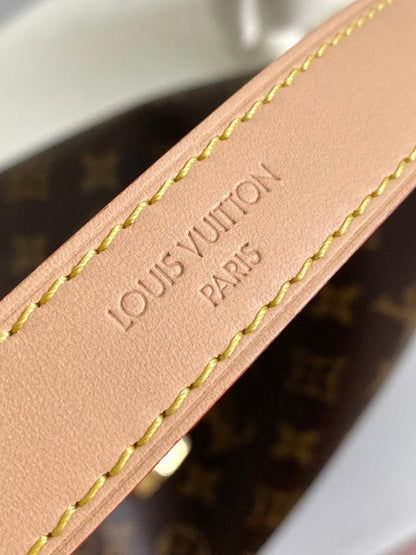 Modern Italian-Inspired Monogram Calfskin Top Handle Bag