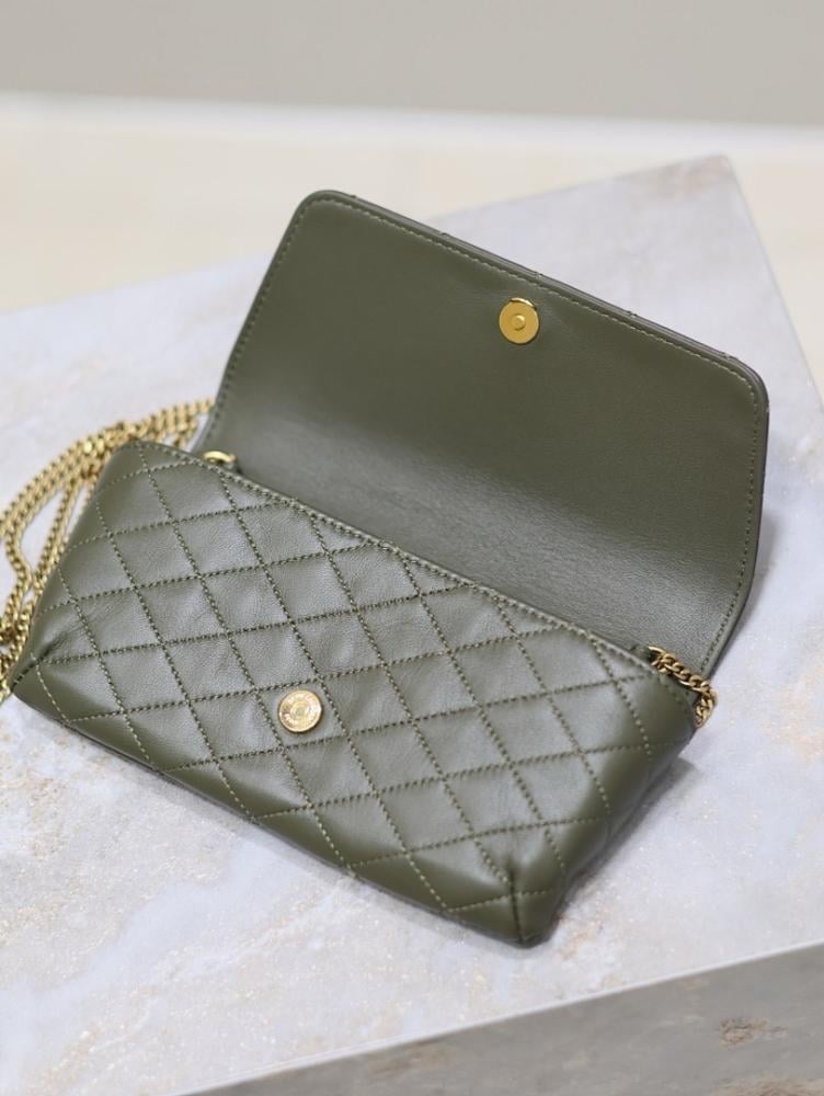Modern Embroidered Lambskin Crossbody Bag
