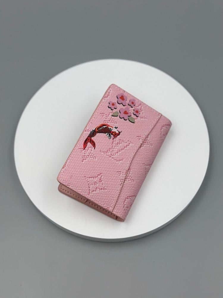 Modern Refined Monogram Leather Wallet