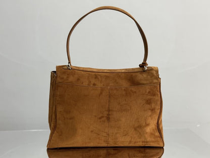 Leather Top Handle Bag