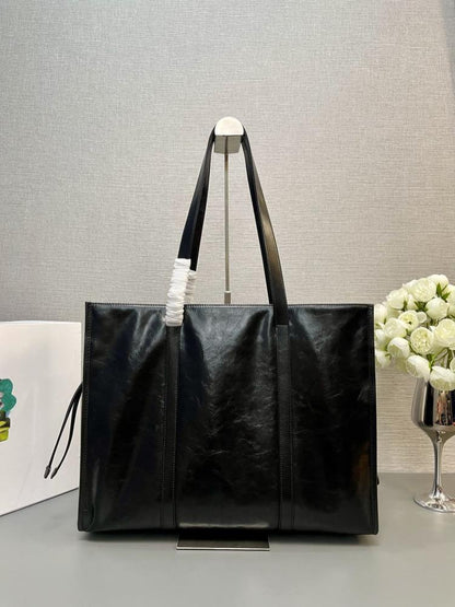 Leather Top Handle Bag