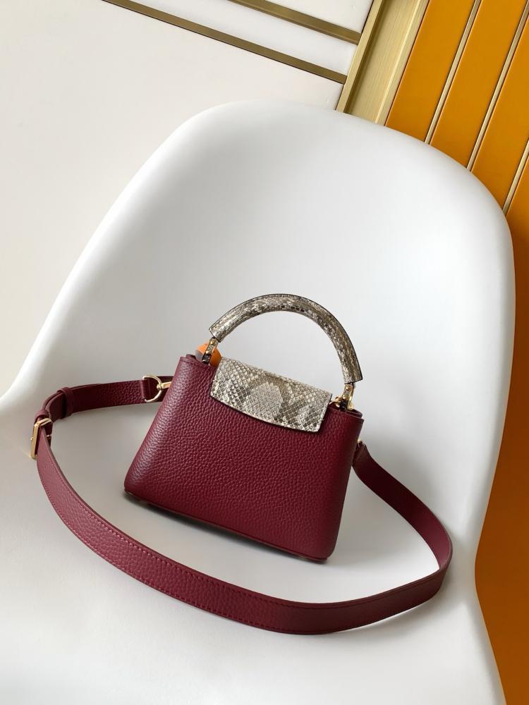 Leather Top Handle Bag