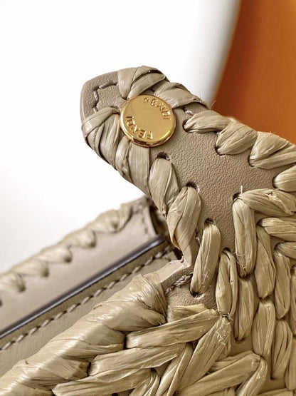 Woven Raffia Wallet