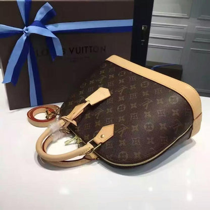Classic Leather Top Handle Bag