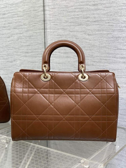 Leather Top Handle Bag