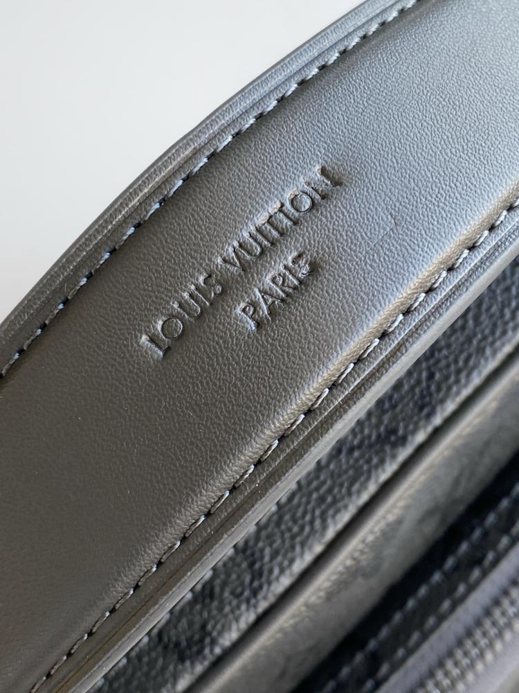 Monogram Leather Crossbody Bag