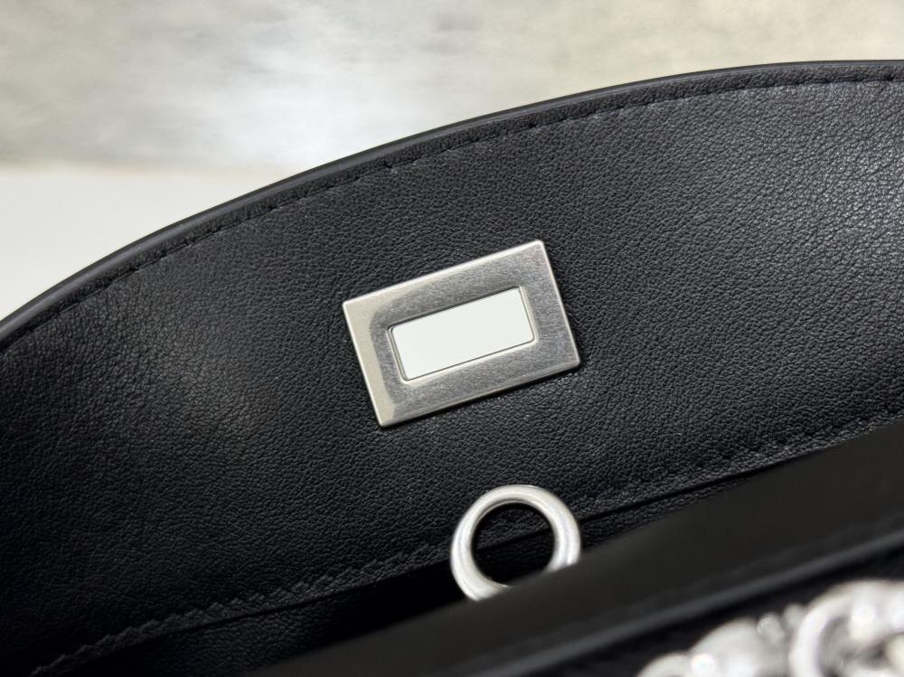 Luxury Leather Top Handle Bag