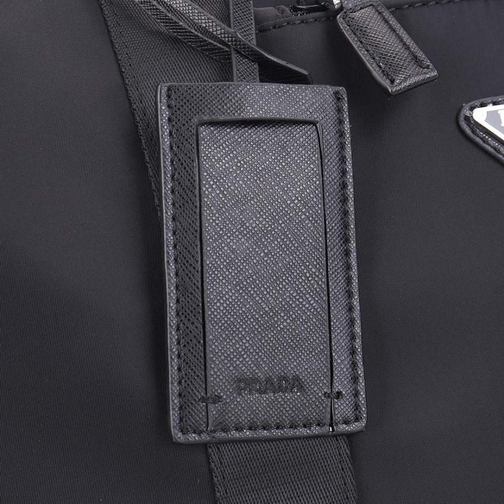 Modern Italian-Inspired Nylon Shoulder Bag