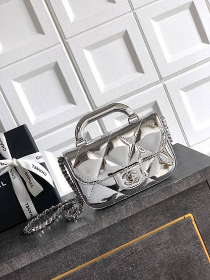 Leather Top Handle Bag