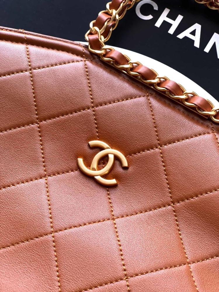 Classic Studded Leather Top Handle Bag