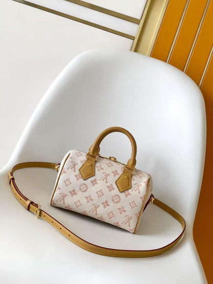 Monogram Leather Travel Bag