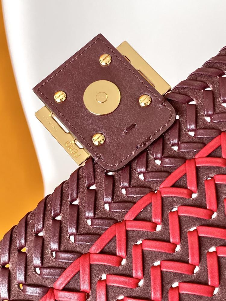 Woven Leather Shoulder Bag