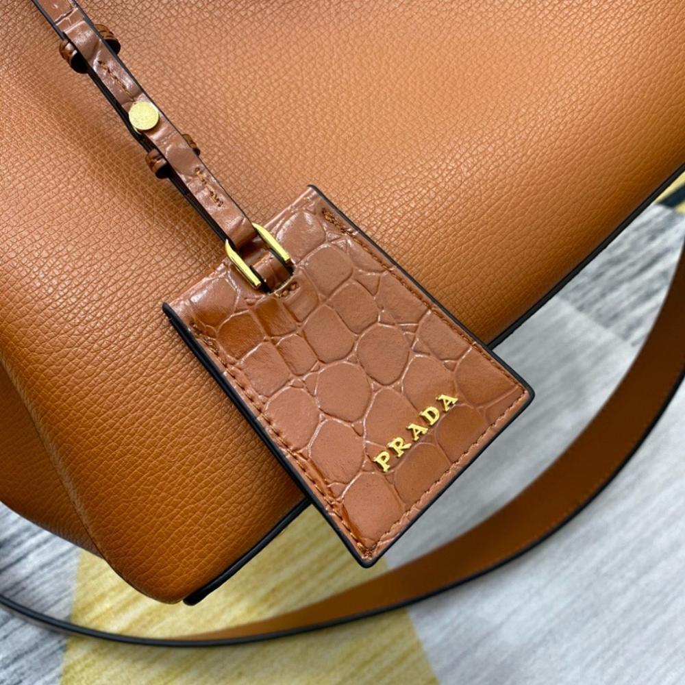 Modern Italian-Inspired Calfskin Top Handle Bag