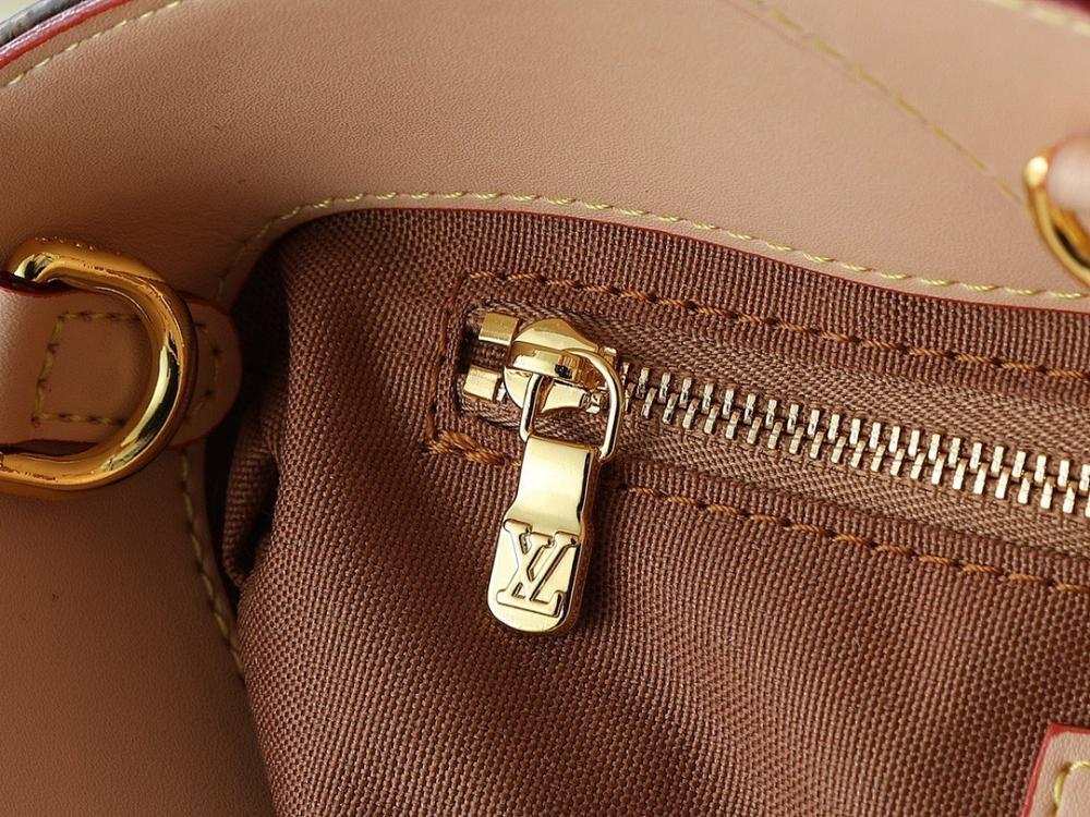 Modern Italian-Inspired Monogram Leather Travel Bag