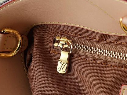 Modern Italian-Inspired Monogram Leather Travel Bag