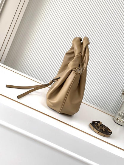 Classic Leather Top Handle Bag