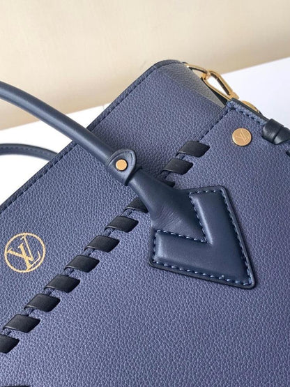 Stylish Woven Leather Shoulder Bag – Limited Edition